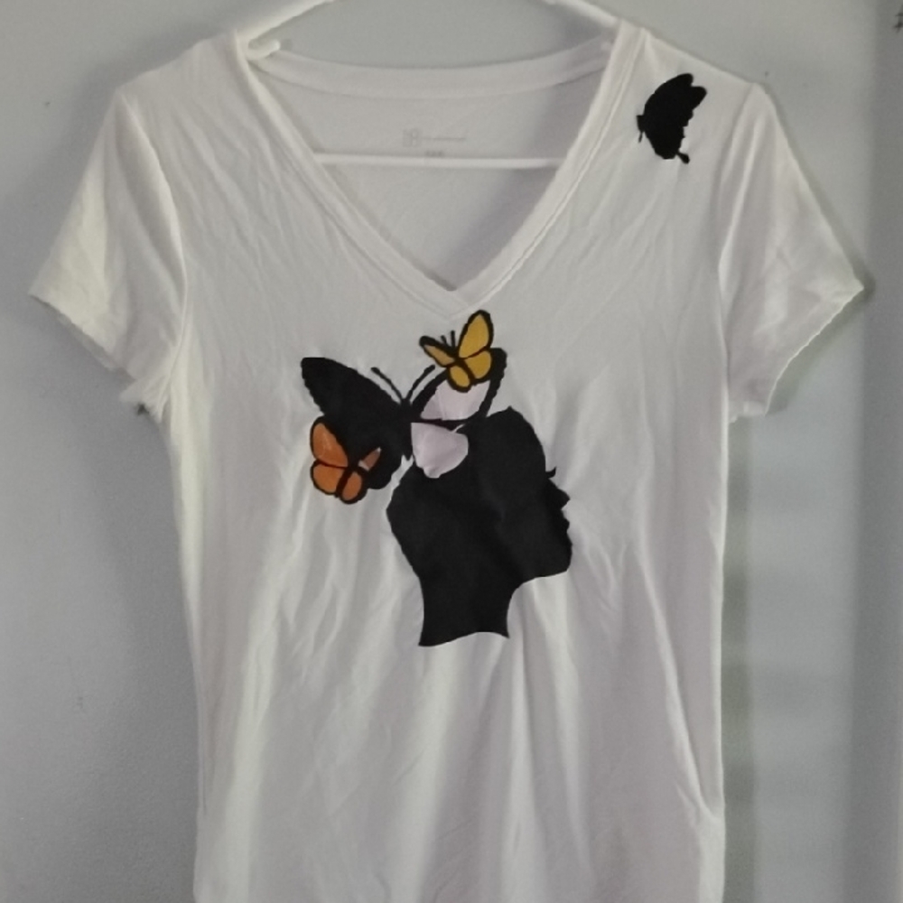 No Boundaries White Graphic Short Sleeve T-Shirt
